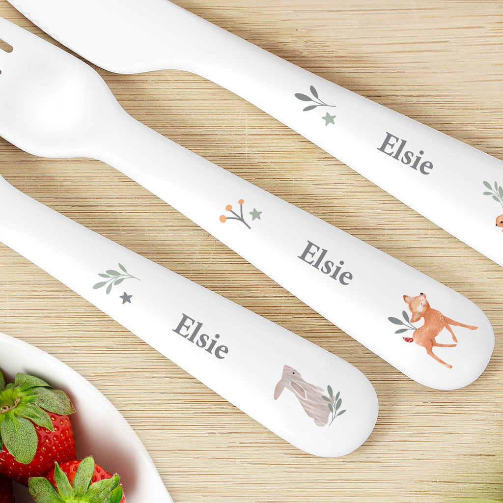 Personalised Woodland Animals Cutlery | Kitchen, Baking & Dining Gifts | Inspired Creative Gifts