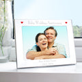 Personalised Silver 5x7 Ruby Anniversary Landscape Photo Frame | Photo Frames, Albums and Guestbooks