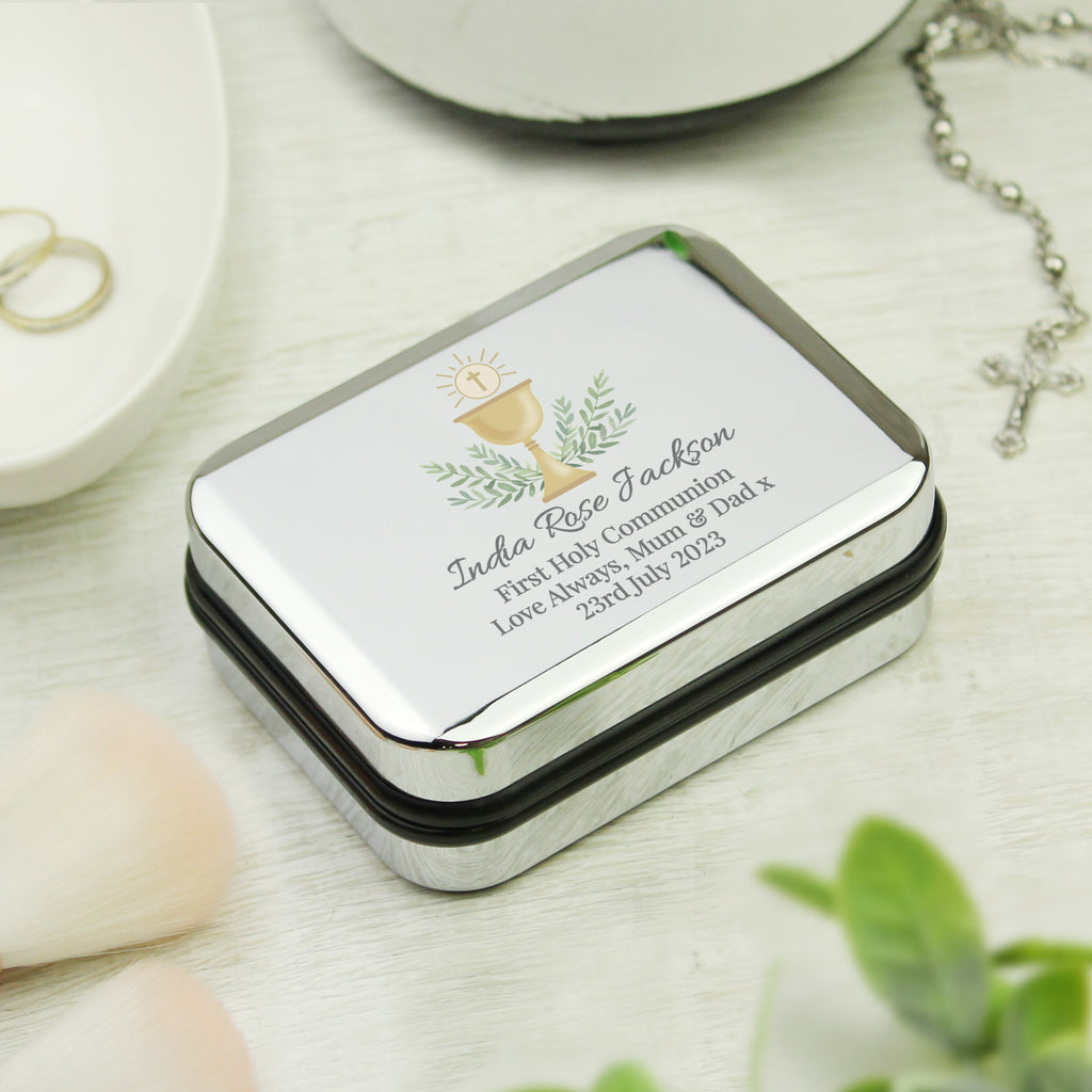 Personalised First Holy Communion Necklace Gift Box | Gift for Her