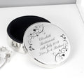 Personalised Black Swirl Round Trinket Box | Trinket, Jewellery & Keepsake Boxes