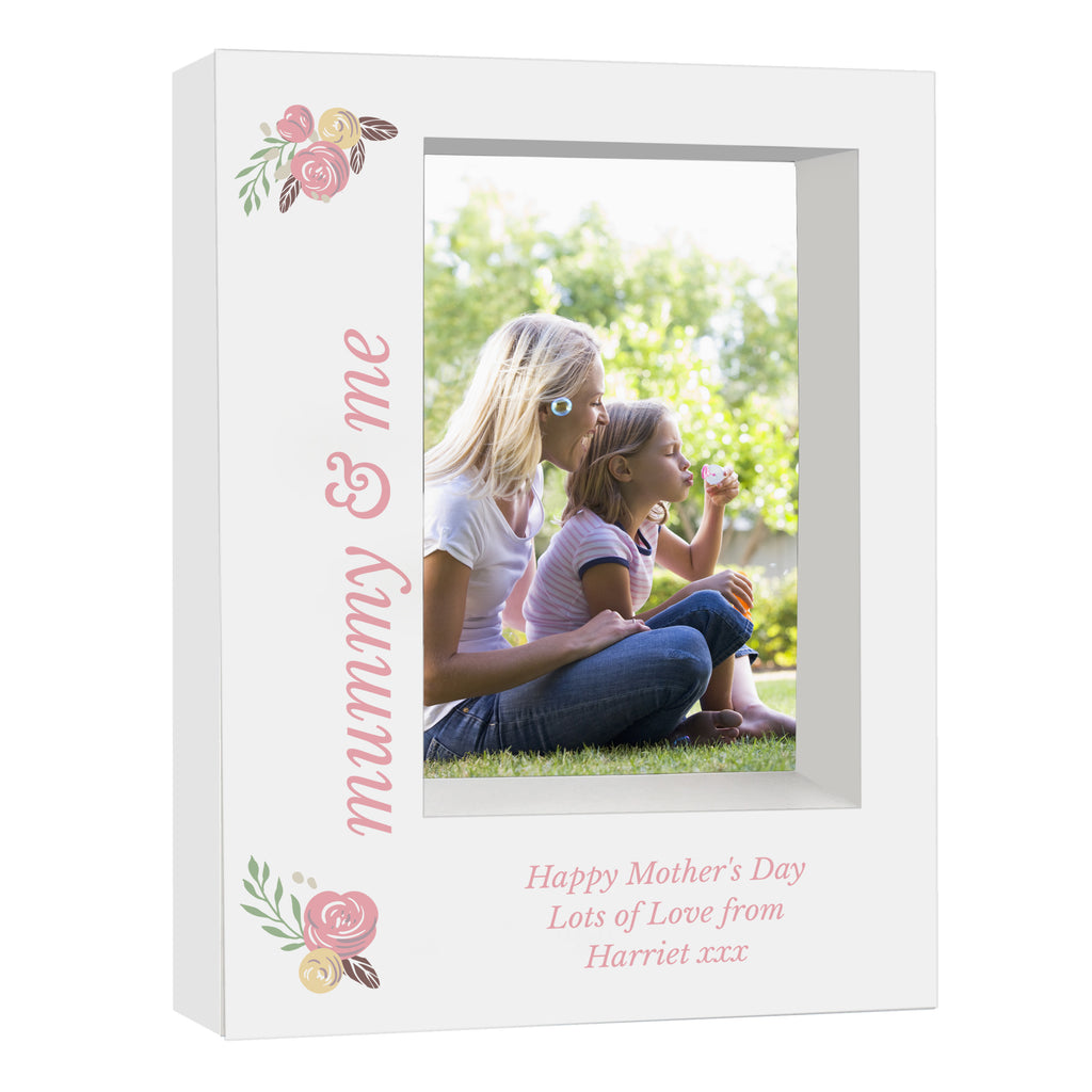 Personalised Floral 5x7 Box Photo Frame | Photo Frames, Albums and Guestbooks | Inspired Creative Gifts