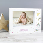 Personalised Baby Unicorn 5x7 Landscape Box Photo Frame | Photo Frames, Albums and Guestbooks | Inspired Creative Gifts