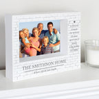 Personalised Family 5x7 Landscape Box Photo Frame for Mother's Day