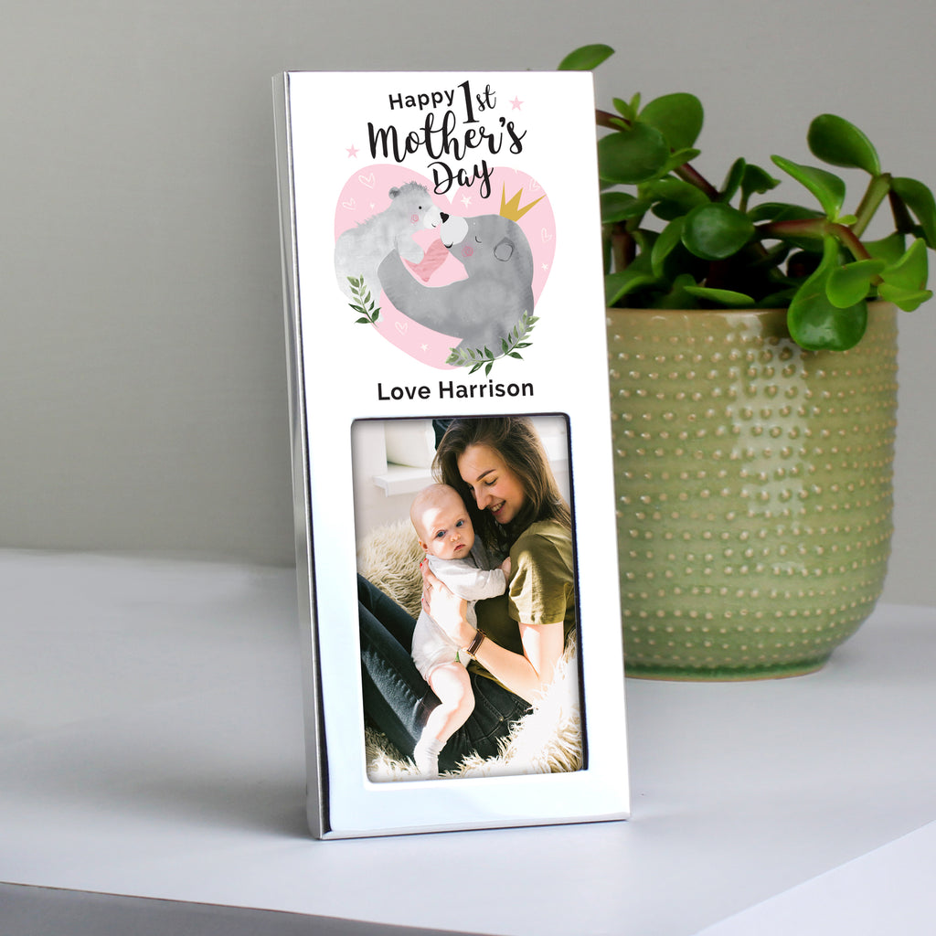 Personalised 1st Mothers Day Mama Bear 2x3 Photo Frame - Inspired Creative Gifts
