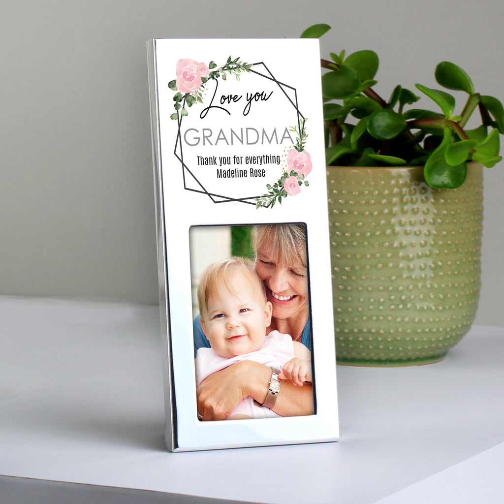 Personalised Abstract Rose 2x3 Photo Frame - Picture Frame - Inspired Creative Gifts