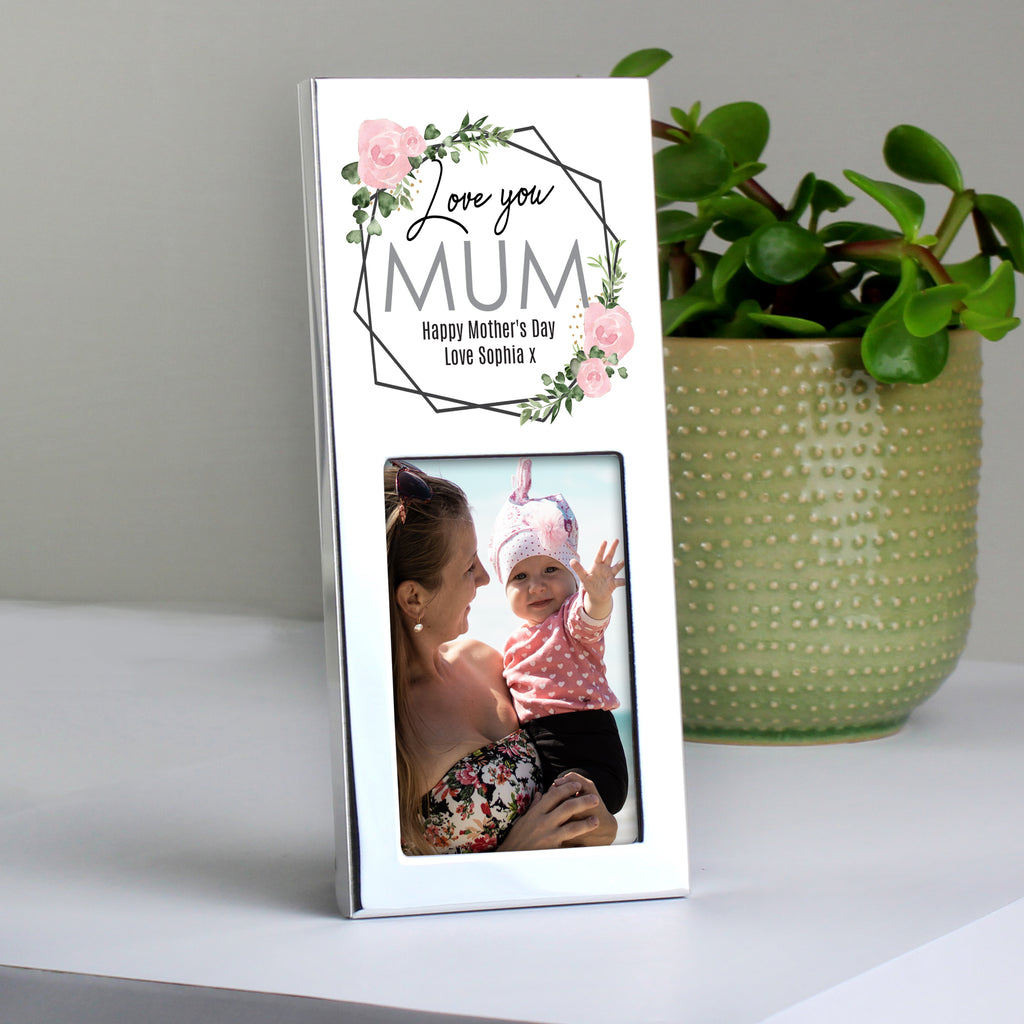 Personalised Abstract Rose 2x3 Photo Frame - Picture Frame - Inspired Creative Gifts