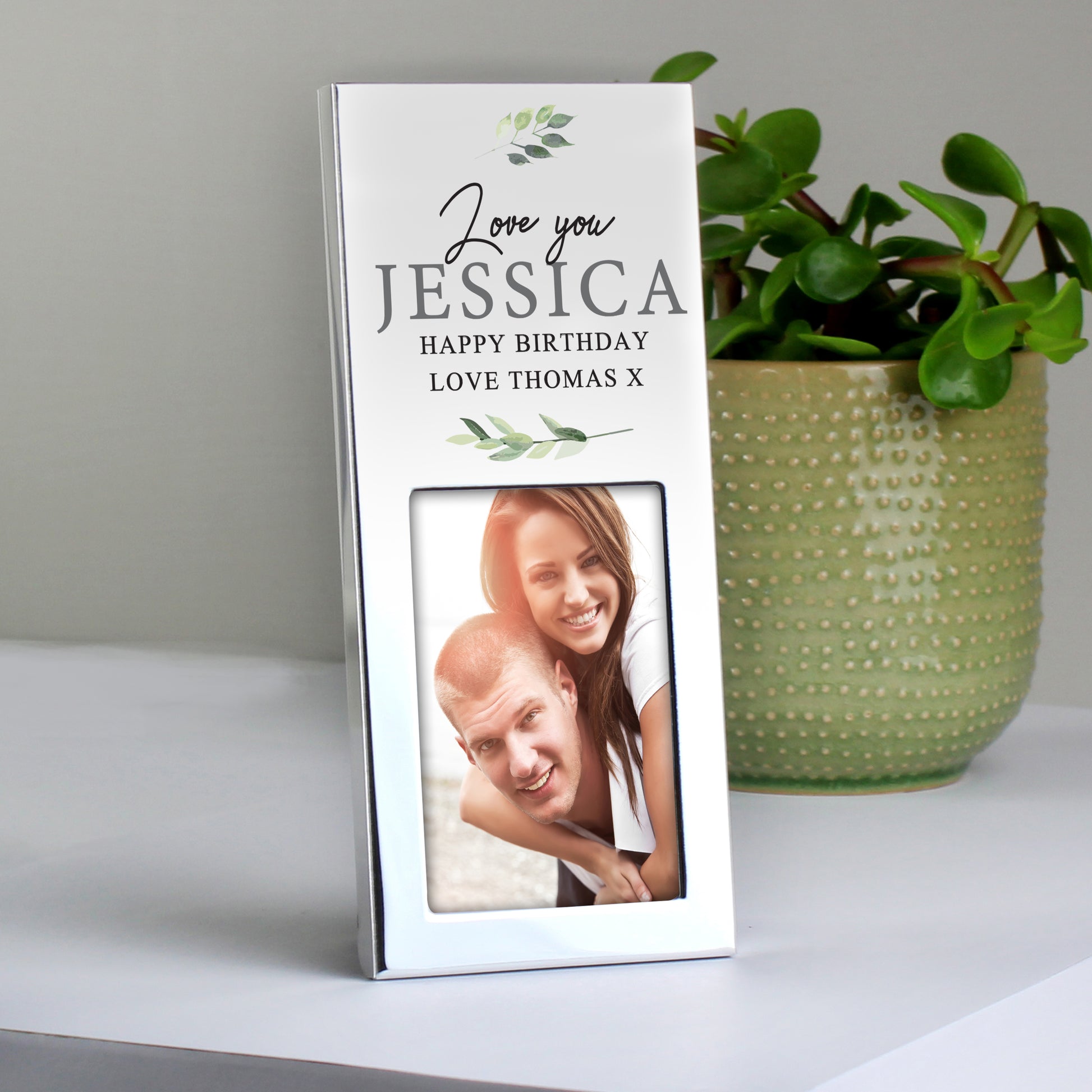 Personalised Botanical 2x3 Photo Frame - Inspired Creative Gifts