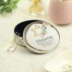 Personalised Bat Mitzvah Round Trinket | Trinket, Jewellery & Keepsake Boxes