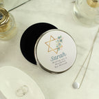 Personalised Bat Mitzvah Round Trinket | Trinket, Jewellery & Keepsake Boxes