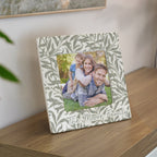 Personalised Leaf Print Ceramic 4x4 Frame | Photo Frames, Albums and Guestbooks | Inspired Creative Gifts