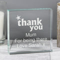 Personalised Thank you Crystal Token | Ornaments