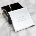 Personalised Any Message Diamante Glass Trinket Box | Trinket, Jewellery & Keepsake Boxes | Christmas Gift