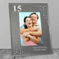 Personalised Big Age 6x4 Diamante Glass Photo Frame | Photo Frames, Albums and Guestbooks