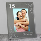 Personalised Big Age 6x4 Diamante Glass Photo Frame | Photo Frames, Albums and Guestbooks