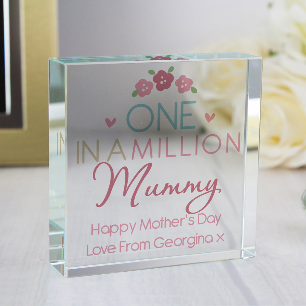 Personalised One in a Million Crystal Token | Ornaments | Inspired Creative Gifts