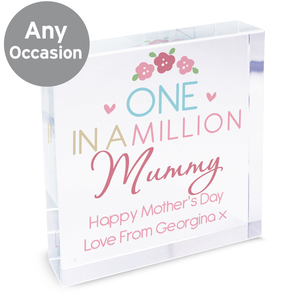 Personalised One in a Million Crystal Token | Ornaments | Inspired Creative Gifts