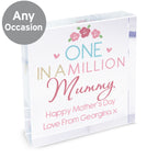 Personalised One in a Million Crystal Token | Ornaments | Inspired Creative Gifts
