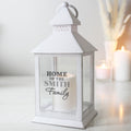 Personalised The Family White Lantern | Mother's Day Gift