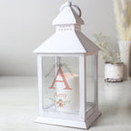Personalised Floral Bouquet White Lantern | Gift for Her
