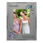 Personalised Butterfly 6x4 Diamante Glass Photo Frame | Photo Frames, Albums and Guestbooks | Mother's Day Gift