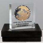 Personalised You Are My Sun My Moon Crystal Token | Ornaments | Valentine's Day Gift