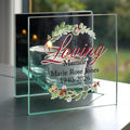 Personalised In Loving Memory Christmas Mirrored Glass Tea Light Candle Holder | Candles & Reed Diffusers