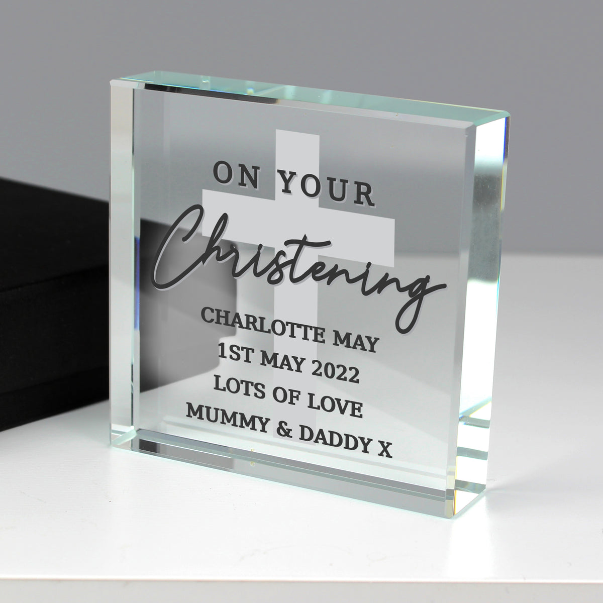 Personalised On Your Christening Crystal Token | Christening Gift