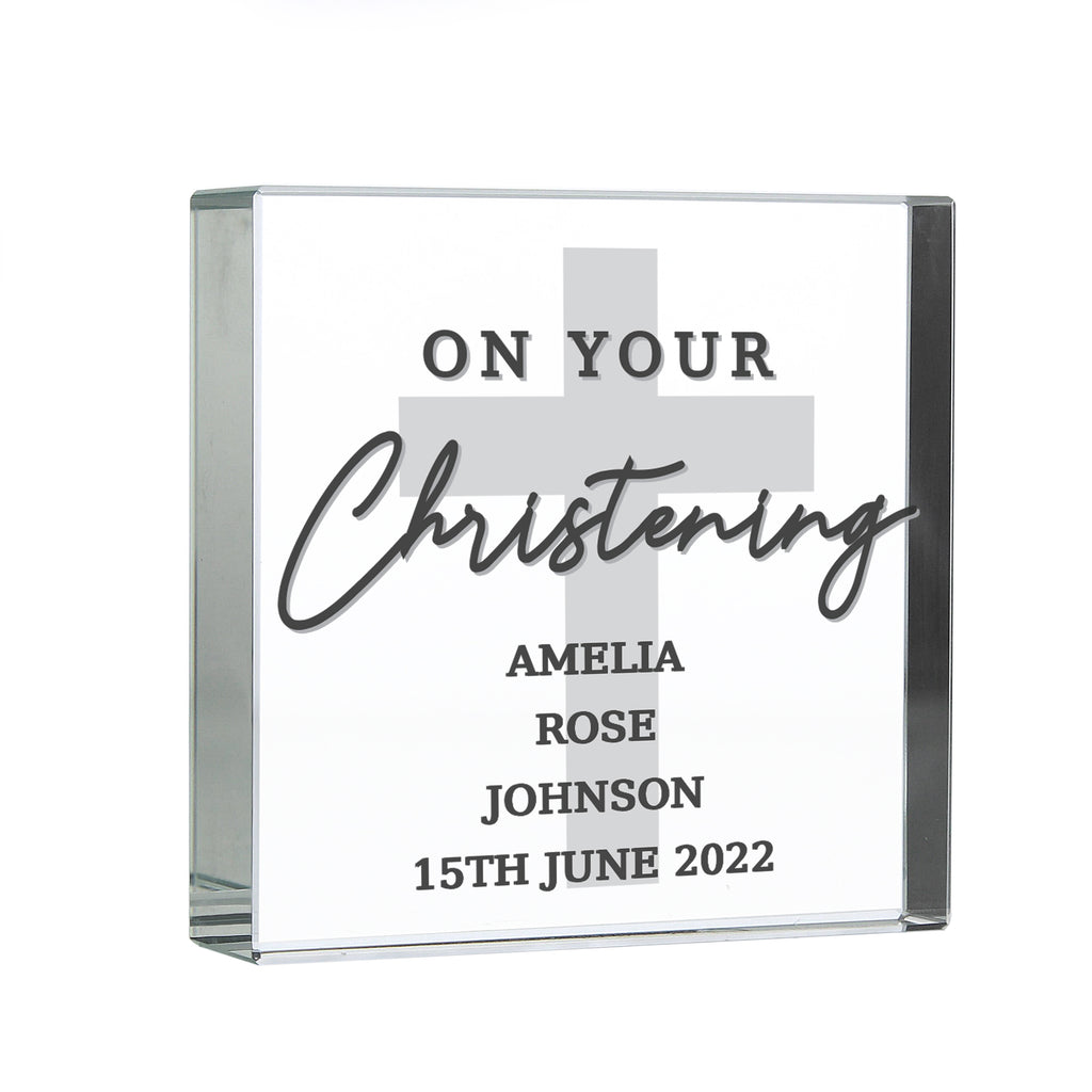 Personalised On Your Christening Crystal Token | Christening Gift