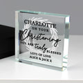 Personalised 'Truly Blessed' Crystal Token | Keepsakes | Christening Gift