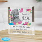 Personalised Me to You Lovely Mum Crystal Token | Ornaments | Inspired Creative Gifts