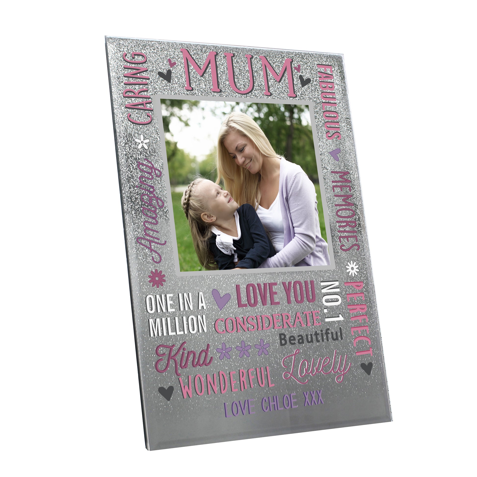 Personalised Mum Glitter Frame - Picture Frame - Inspired Creative Gifts