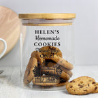 Personalised Home Glass Storage Jar for New Home