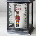 Personalised Christmas Nutcracker Black Lantern | Christmas Gift