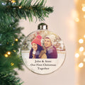 Personalised Message Photo Upload Glass Bauble |  | Inspired Creative Gifts