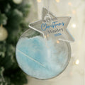 Personalised My 1st Christmas Blue Feather Bauble |  | Inspired Creative Gifts