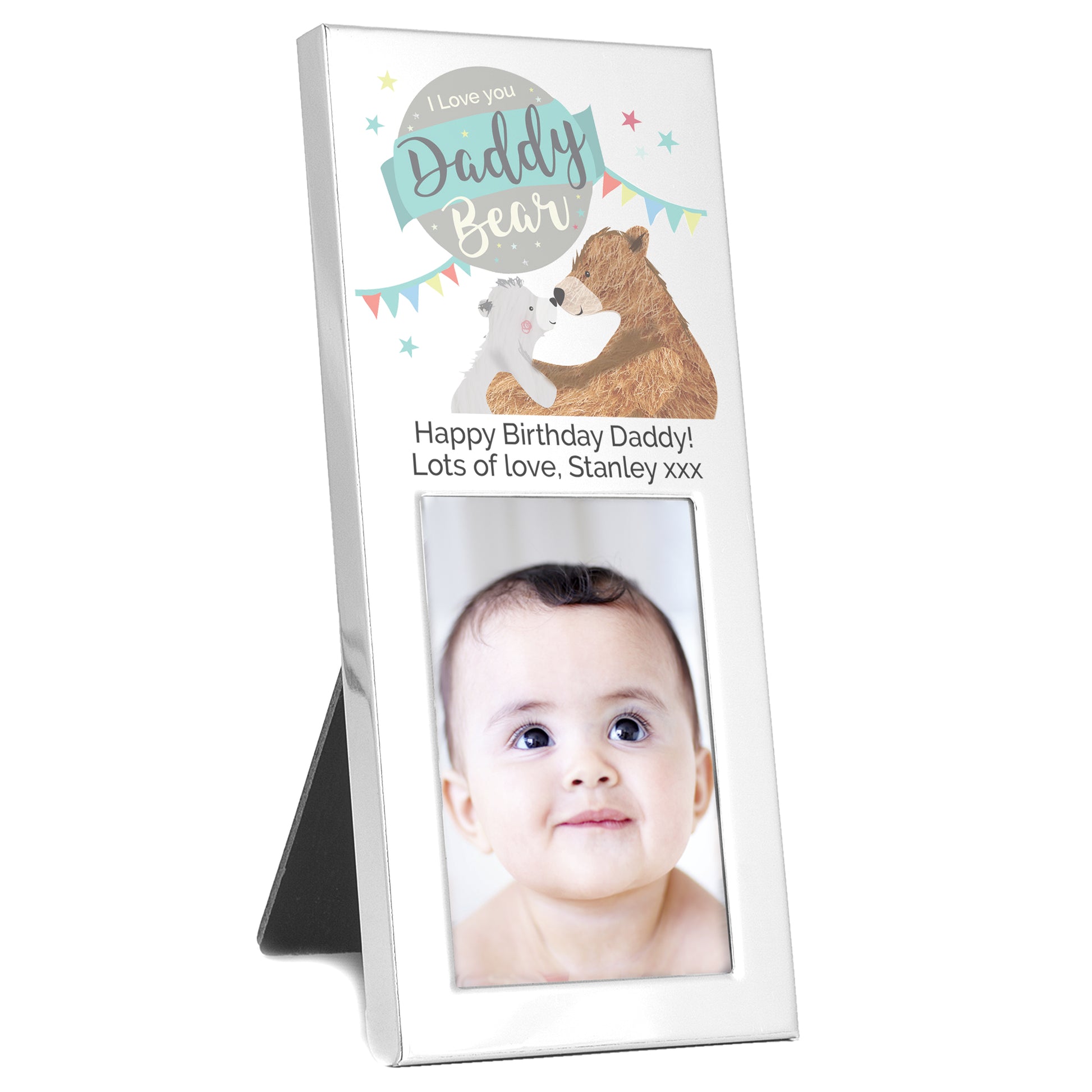 Personalised Daddy Bear 2x3 Photo Frame - Inspired Creative Gifts