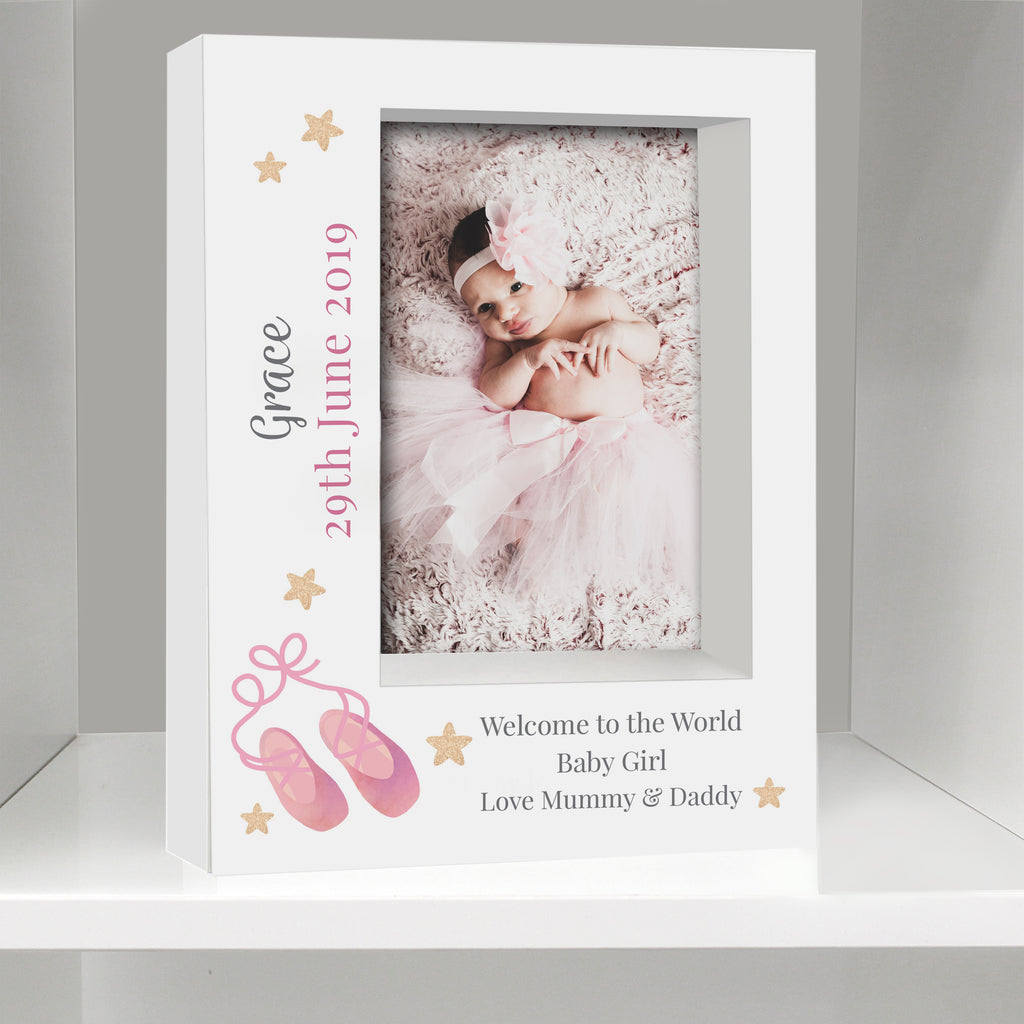 Personalised Swan Lake Ballet 5x7 Box Photo Frame - Picture Frame - Inspired Creative Gifts