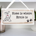 Personalised Dog Wooden Sign | Christmas Gift