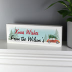 Personalised Driving Home For Christmas Wooden Mantel Decoration | Hanging Decorations & Signs | Christmas Gift