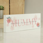 Personalised Floral Sentimental Wooden Mantel Decoration | Hanging Decorations & Signs | Mother's Day Gift