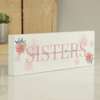 Personalised Floral Sentimental Wooden Mantel Decoration | Hanging Decorations & Signs | Mother's Day Gift