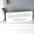 Personalised Grandchildren Wooden Mantel Decoration | Christmas Gift