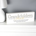 Personalised Grandchildren Wooden Mantel Decoration | Christmas Gift