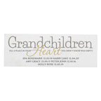 Personalised Grandchildren Wooden Mantel Decoration | Christmas Gift