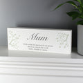 Personalised Branches Wooden Mantel Decoration for Christmas