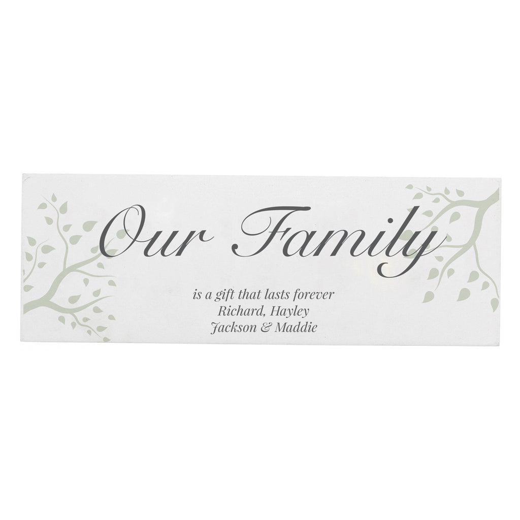 Personalised Branches Wooden Mantel Decoration for Christmas
