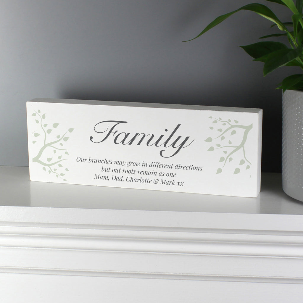 Personalised Branches Wooden Mantel Decoration for Christmas