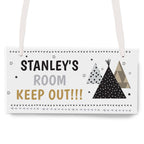 Personalised Wigwam Wooden Sign | Christmas Gift