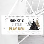 Personalised Wigwam Wooden Sign | Christmas Gift