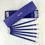 Personalised Name Only Box and 12 Blue HB Pencils | Stationery & Pens | Christmas Gift